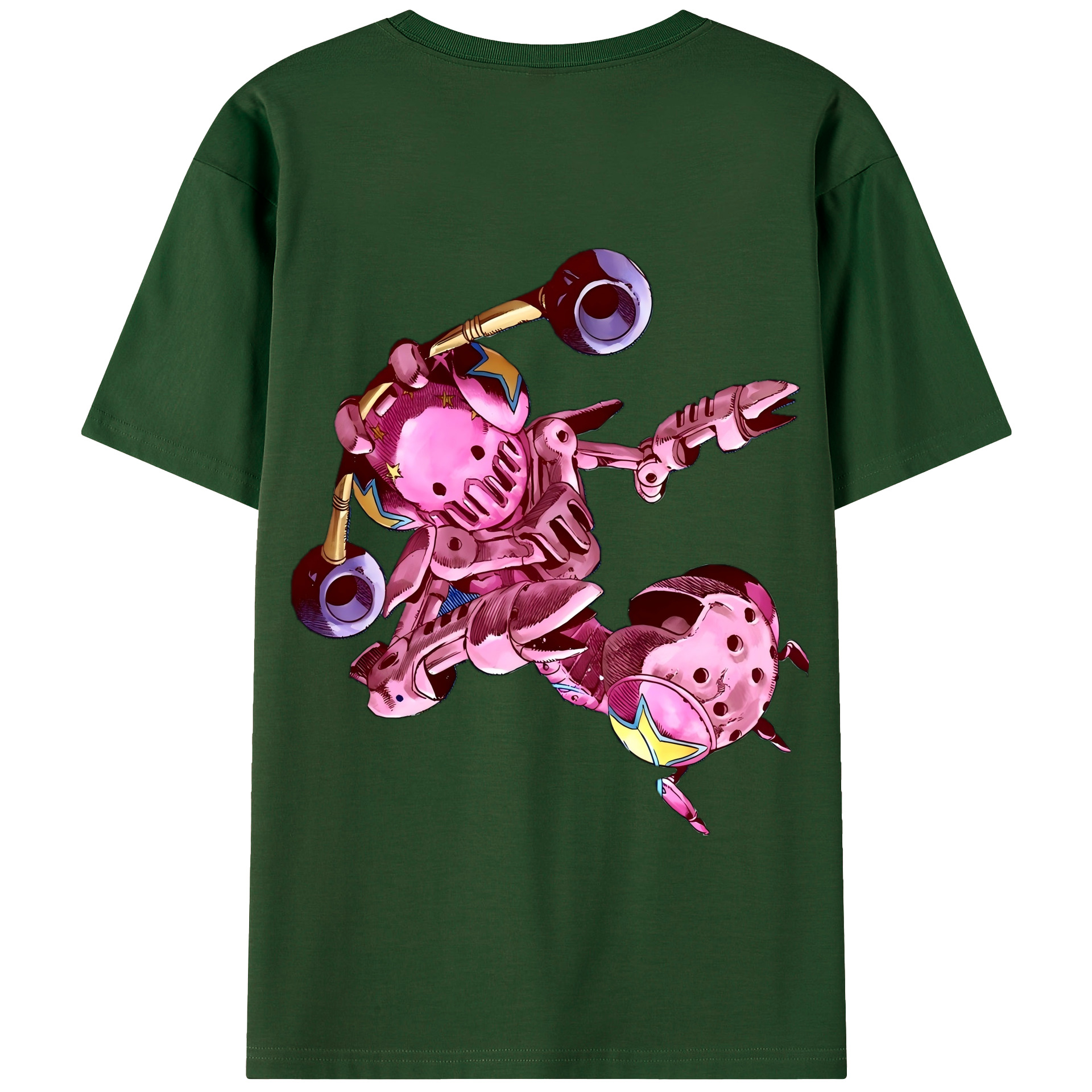 （画像用） ジョジョの奇妙な冒険 ジョナサン?ジョースター JoJo's Bizarre Adventure Jonathan Joestar 綿100％半袖Tシャツ（背面プリント）